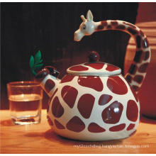 Enamel Giraffe Kettle